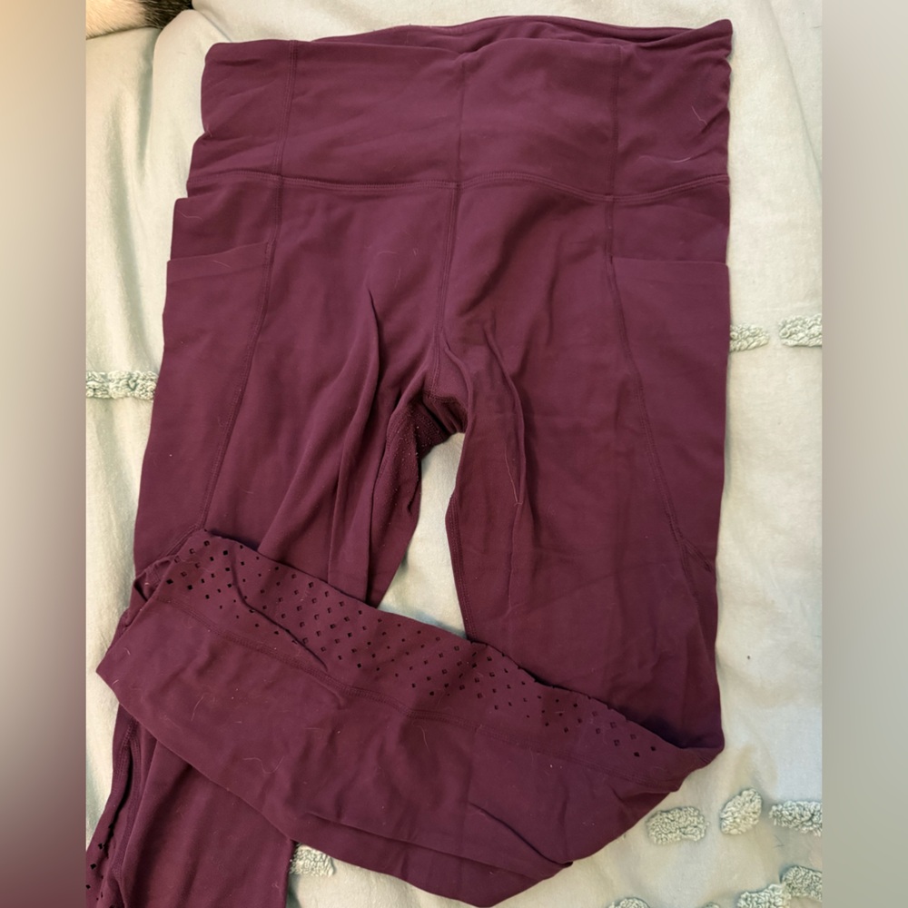 Athleta Deep Purple Leggings